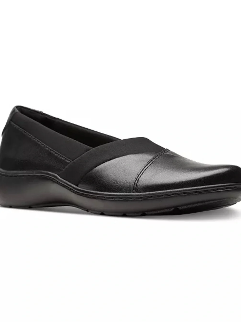 Clark’s Black Slip-On Women's Casual Flats NWT